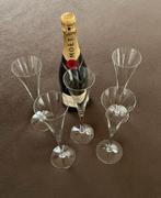 Mooie vintage kristal fluiten champagne champagneglazen, Ophalen, Zo goed als nieuw, Overige typen