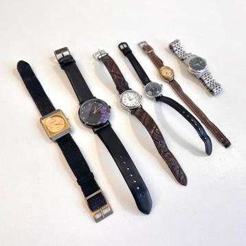 Lot van 6 Vintage Dameshorloges beschikbaar voor biedingen