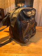 Traveller leren motortas met magneten, Ophalen of Verzenden, Zo goed als nieuw