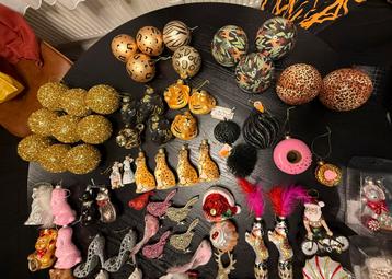 Luxe set van 76 unieke kerstornamenten! beschikbaar voor biedingen