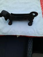 Gietijzeren Teckel Decoratie, Ophalen of Verzenden, Gebruikt