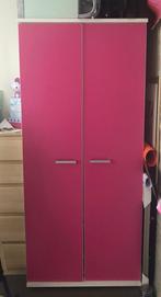Mooie meiden kast, Huis en Inrichting, Ophalen, Overige materialen, Roze meisjes kast, 50 tot 100 cm