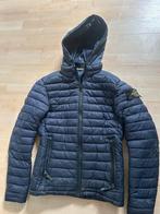 Donker blauwe jas, Ophalen of Verzenden, Zo goed als nieuw, Maat 46 (S) of kleiner, Blauw