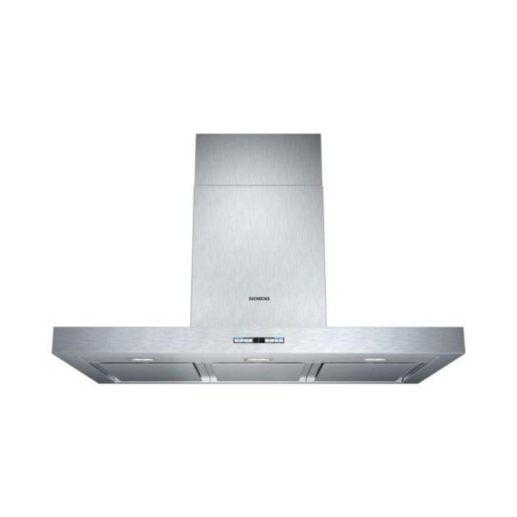 Siemens LC98BB542 Wasemkap Afzuigkap Recirculatie Wandschouw, Witgoed en Apparatuur, Afzuigkappen, Zo goed als nieuw, Wandschouwkap