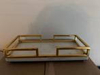 Luxe tray van marmer met gouden details (moet weg), Ophalen of Verzenden, Gebruikt, Rechthoekig, Overige materialen