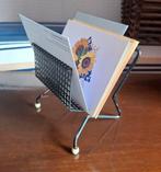 Vintage Pilastro brievenstandaard of servettenhouder, zwart, Ophalen of Verzenden, Gebruikt