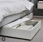 4x Ikea Vardo Bedlade in het wit / Opbergdoos met wielen, Gebruikt, Ophalen of Verzenden, Minder dan 100 cm, Met lade(s)