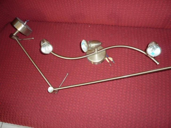 Twee mooie alu lampen zie omschrijving, Huis en Inrichting, Lampen | Hanglampen, Zo goed als nieuw, 75 cm of meer, Metaal, Ophalen