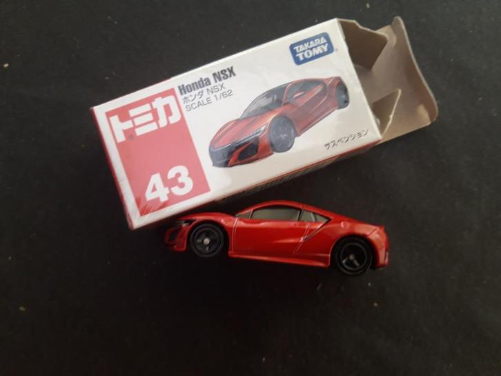 Honda NSX rood – Tomy 43 – nieuw in doos, Hobby en Vrije tijd, Modelauto's | Overige schalen, Nieuw, Auto, Ophalen of Verzenden