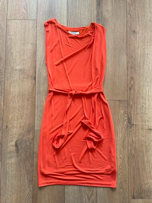 L.K. Bennett mooie oranje mouwloze jurk maat 40, Kleding | Dames, Jurken, Zo goed als nieuw, Maat 38/40 (M), Oranje, Knielengte