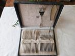 12 p. visbestek Gero Haags Lofje met opdienbestek GEWIJZIGD, Ophalen of Verzenden