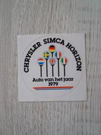 sticker CHRYSLER SIMCA HORIZON auto van het jaar 1979, Ophalen of Verzenden, Zo goed als nieuw, Auto of Motor