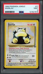 Snorlax PSA 9 - 27/64 - Jungle 1999, Hobby en Vrije tijd, Verzamelkaartspellen | Pokémon, Ophalen of Verzenden, Zo goed als nieuw