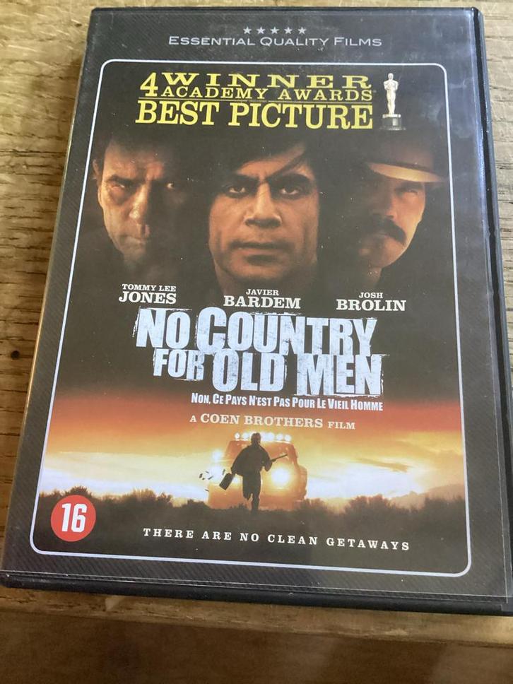 No Country for Old Men - DVD, Cd's en Dvd's, Dvd's | Thrillers en Misdaad, Zo goed als nieuw, Actiethriller, Vanaf 16 jaar, Ophalen of Verzenden