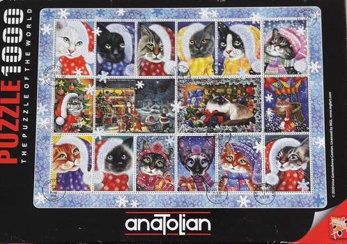 ANATOLIAN CHRIASTMAS CAT STAMP COLLECTION, Hobby en Vrije tijd, Denksport en Puzzels, Zo goed als nieuw, Ophalen of Verzenden