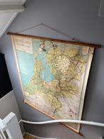 Oude Schoolkaart Nederland - P. Noordhoff, Ophalen, Aardrijkskunde