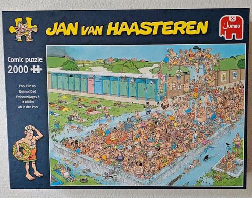 Jan van Haasteren - Bomvol Bad - (2000 stuks), Hobby en Vrije tijd, Denksport en Puzzels, Zo goed als nieuw, Legpuzzel, Meer dan 1500 stukjes