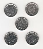 5x 5 pence Verenigd Koninkrijk 2001-2014 (M271), Ophalen of Verzenden, Overige landen