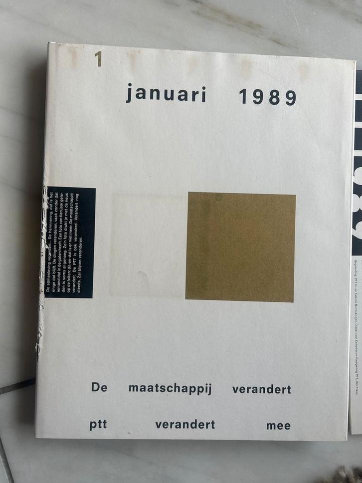 PTT Geluidsdocument + Boekje | 1989 | Historisch & Zeldzaam, Antiek en Kunst, Antiek | Kleden en Textiel, Ophalen of Verzenden