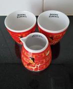 Douwe Egberts mok, suikerpotje en melkkannetje, Huis en Inrichting, Ophalen of Verzenden