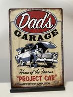 Dad’s Garage metalen wandbord (Old Look), Www.pand50.nl, Nieuw, Ophalen of Verzenden, Info@pand50.nl