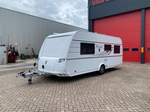 Tabbert Puccini in topconditie!, Caravans en Kamperen, Caravans, Bedrijf, tot en met 4, 1500 - 2000 kg, Rondzit, Tabbert, 2 aparte bedden