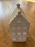 &Klevering grachtenhuisje waxinelichthouder (14cm) nieuw, Huis en Inrichting, Overige materialen, Wit, Nieuw, Ophalen of Verzenden