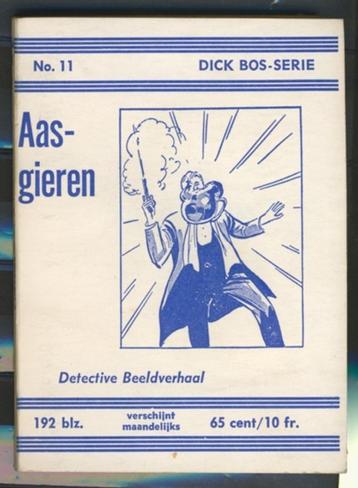 DICK BOS No.11 AASGIEREN Beeldverhaal Strip Boek Nr.39-11 beschikbaar voor biedingen