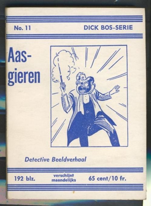 DICK BOS No.11 AASGIEREN Beeldverhaal Strip Boek Nr.39-11, Boeken, Stripboeken, Zo goed als nieuw, Eén stripboek, Ophalen of Verzenden