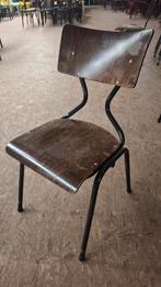 48 vintage school industriële ELBE stapelbare retro horeca, Ophalen of Verzenden