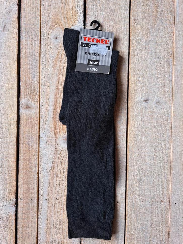 Teckel kniekousen - Maat 36/42 - Grijs, Kleding | Dames, Sokken en Kousen, Nieuw, Sokken en Kniesokken, Maat 39 t/m 42, Grijs