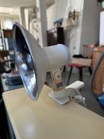 Vintage spotlamp, oud design klemplamp, klemspot, Ophalen of Verzenden