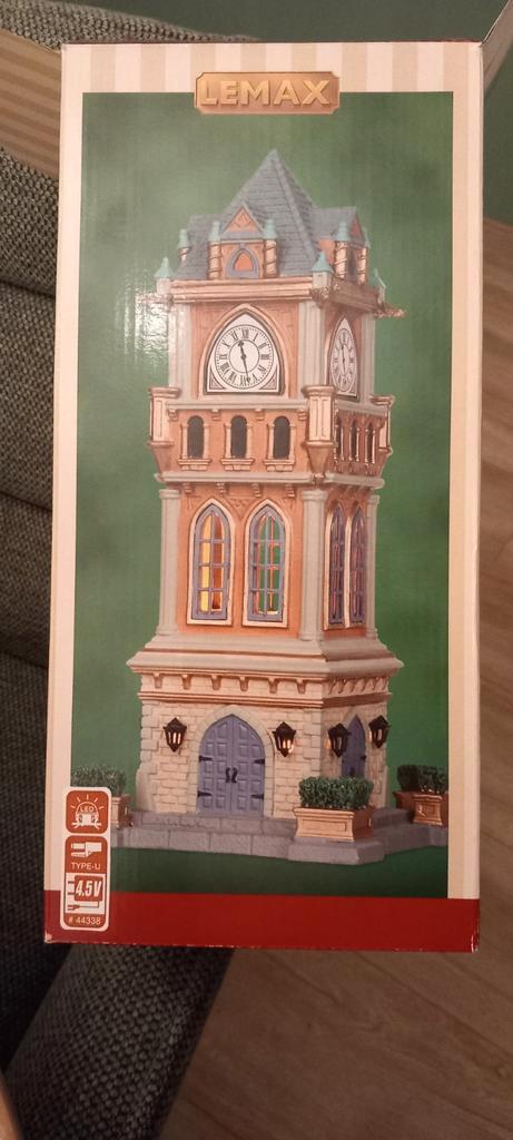 Lemax minicipal Clock Tower., Diversen, Kerst, Nieuw, Ophalen of Verzenden