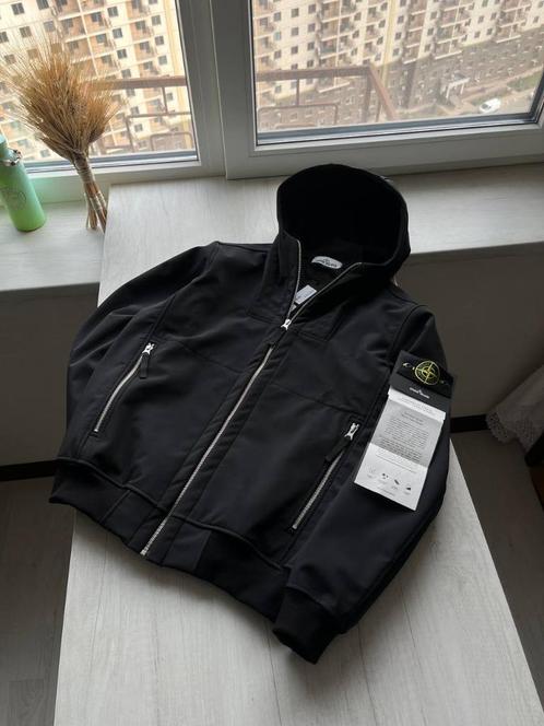 Stone Island Soft Shell R jas zwart maat L nieuw, Kleding | Heren, Jassen | Winter, Nieuw, Zwart, Ophalen of Verzenden
