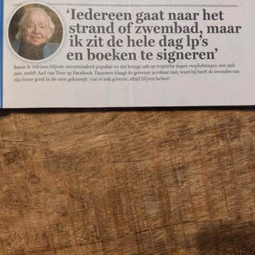 Bassie & Adriaan blijven onverminderd populair Knipsel  beschikbaar voor biedingen