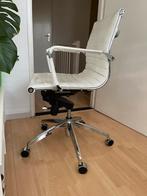Bureaustoelen leer wit, Ophalen, Gebruikt