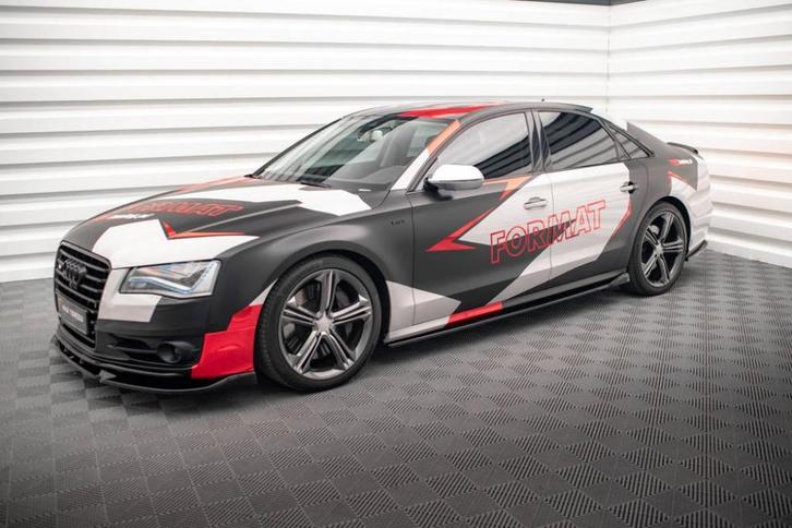Voorlip sideskirt spoiler diffuser - Audi S8 D4 12-15, Auto diversen, Tuning en Styling, Ophalen of Verzenden