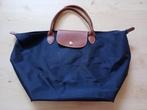 zwarte tas Longchamp mt M, Ophalen of Verzenden, Zwart, Handtas