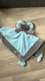 Knuffeldoek olifant blauw, Ophalen of Verzenden, Zo goed als nieuw