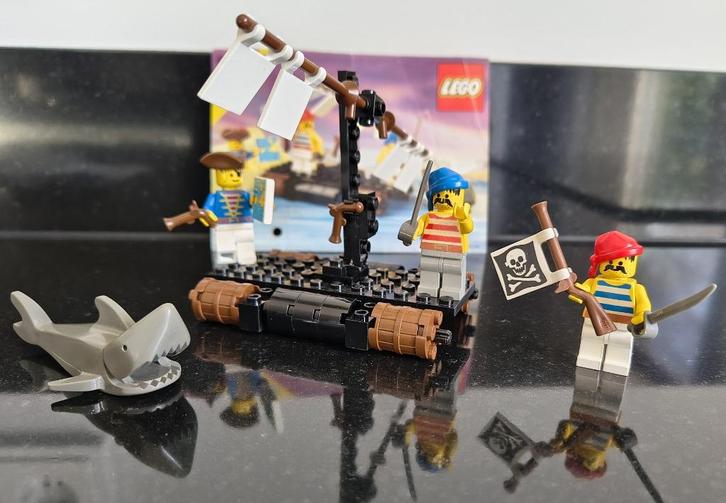 LEGO Pirates 6257 Castaway's Raft, Kinderen en Baby's, Speelgoed | Duplo en Lego, Gebruikt, Lego, Complete set, Ophalen of Verzenden