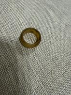 Beige Ring - Maat 18-19, Sieraden, Tassen en Uiterlijk, Ringen, Gebruikt, Beige, Ophalen of Verzenden, Dame of Heer