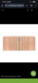 Kliko Ombouw 4 Kliko's - Nieuw!, Ophalen, Nieuw, Hout, Containerberging