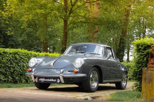 Porsche 356 C 1600 Coupe (bj 1964), Auto's, Oldtimers, Bedrijf, Te koop, Lederen bekleding, Porsche, Benzine, Coupé, Handgeschakeld