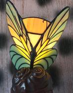 Butterfly Table Lamp. Tiffany style.  18 cm., Ophalen, Zo goed als nieuw, Minder dan 50 cm