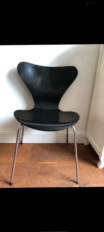 Arne Jabosen vlinderstoelen zwart Fritz Hansen Deens 7 serie beschikbaar voor biedingen