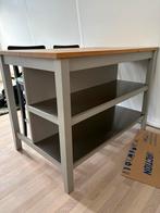 MOET WEG - Bartafel met 2 krukken (Ikea Ingolf), Ophalen, Gebruikt, 100 tot 150 cm, Tot twee personen