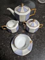 Antique Lusterware Purple/White Porcelain, Ophalen of Verzenden