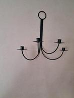 kaarsenhouder voor aan de muur, Ophalen of Verzenden, Gebruikt, Metaal, Minder dan 25 cm