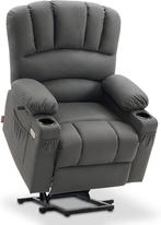 Sta-Op-Stoel. Sta-Op-Fauteuil. Verwarming Massage USB Grijs, Ophalen of Verzenden, Nieuw