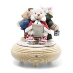 Steiff Carol Singers Teddybeer Set op Muziekdoos EAN 007552, Ophalen of Verzenden, Nieuw, Overige typen, Steiff